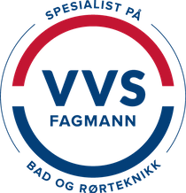 Godkjenningslogoen til VVS Fagmann