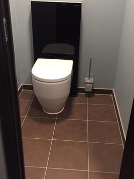 Toalett på baderom